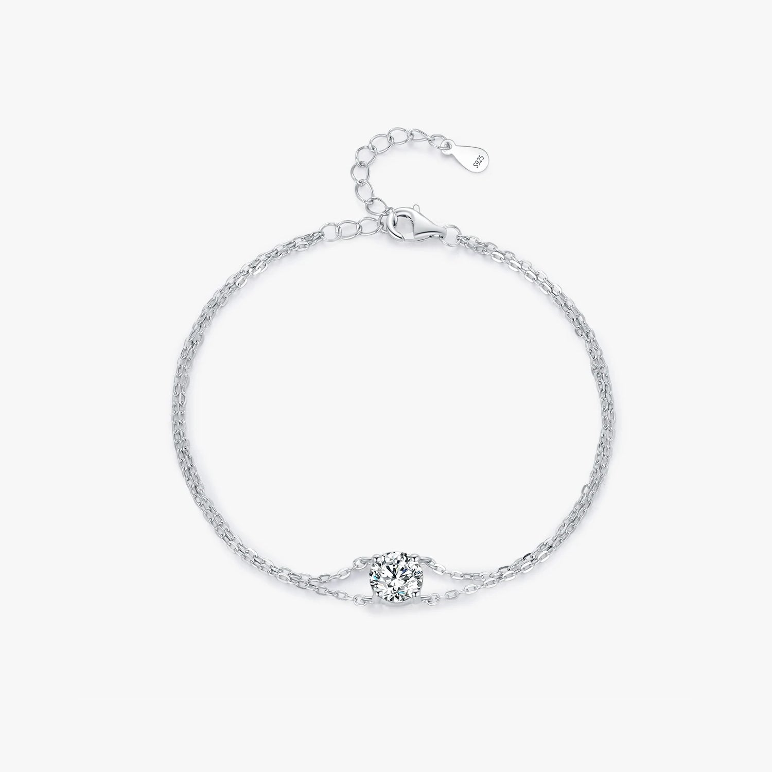 Duet Moissanite Bracelet