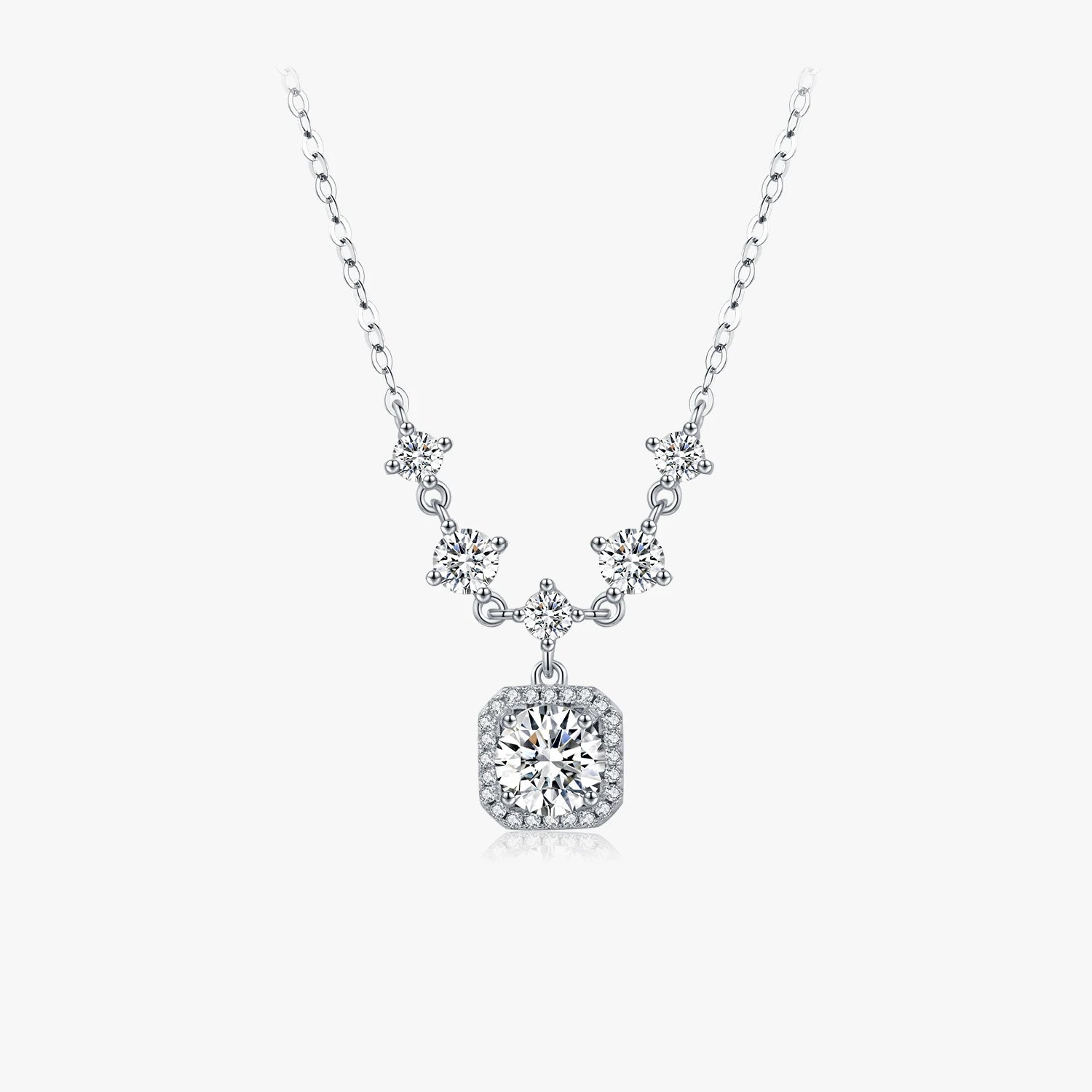 Midnight Moissanite Necklace