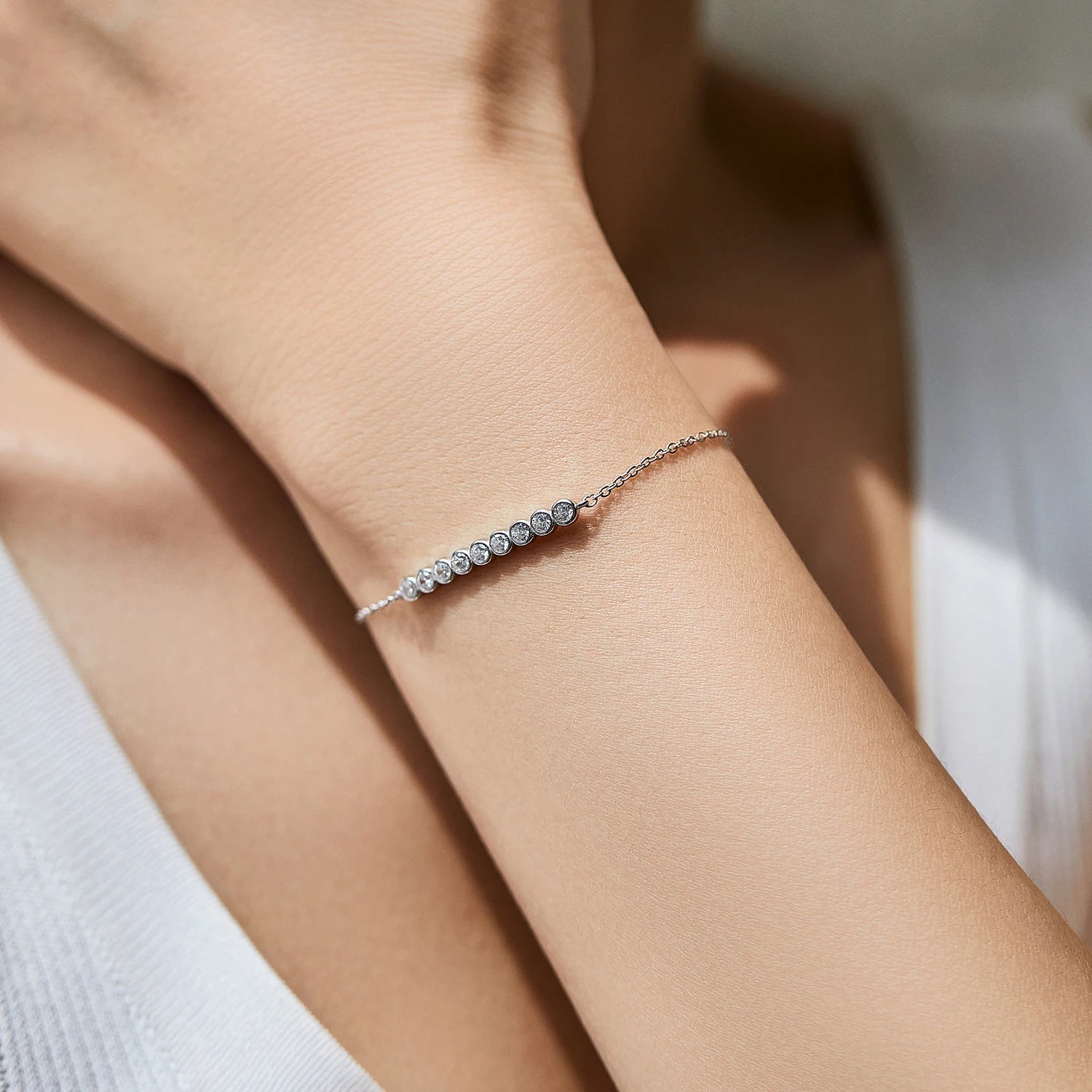Vela Moissanite Bracelet