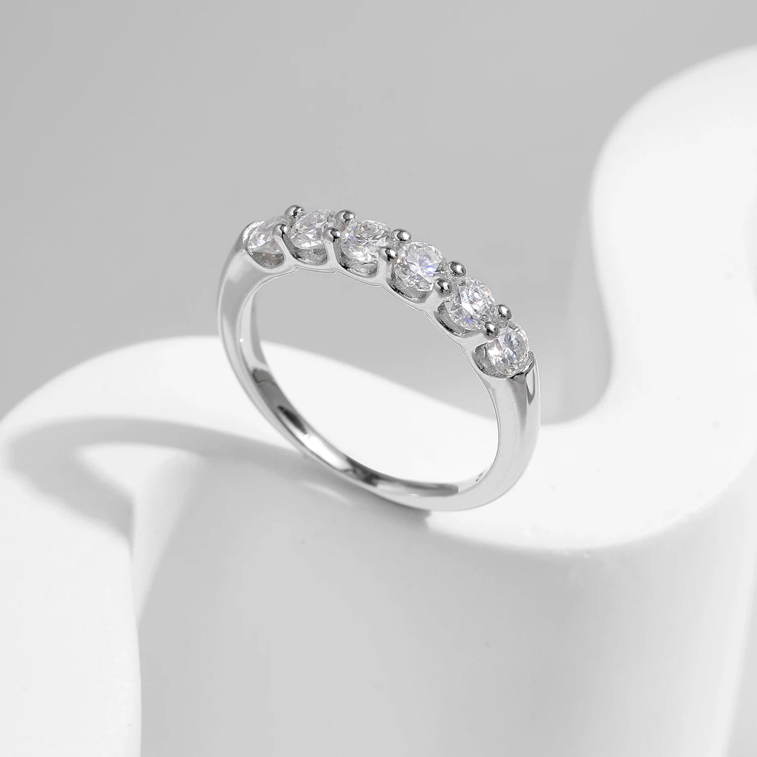 Eternity Moissanite Band