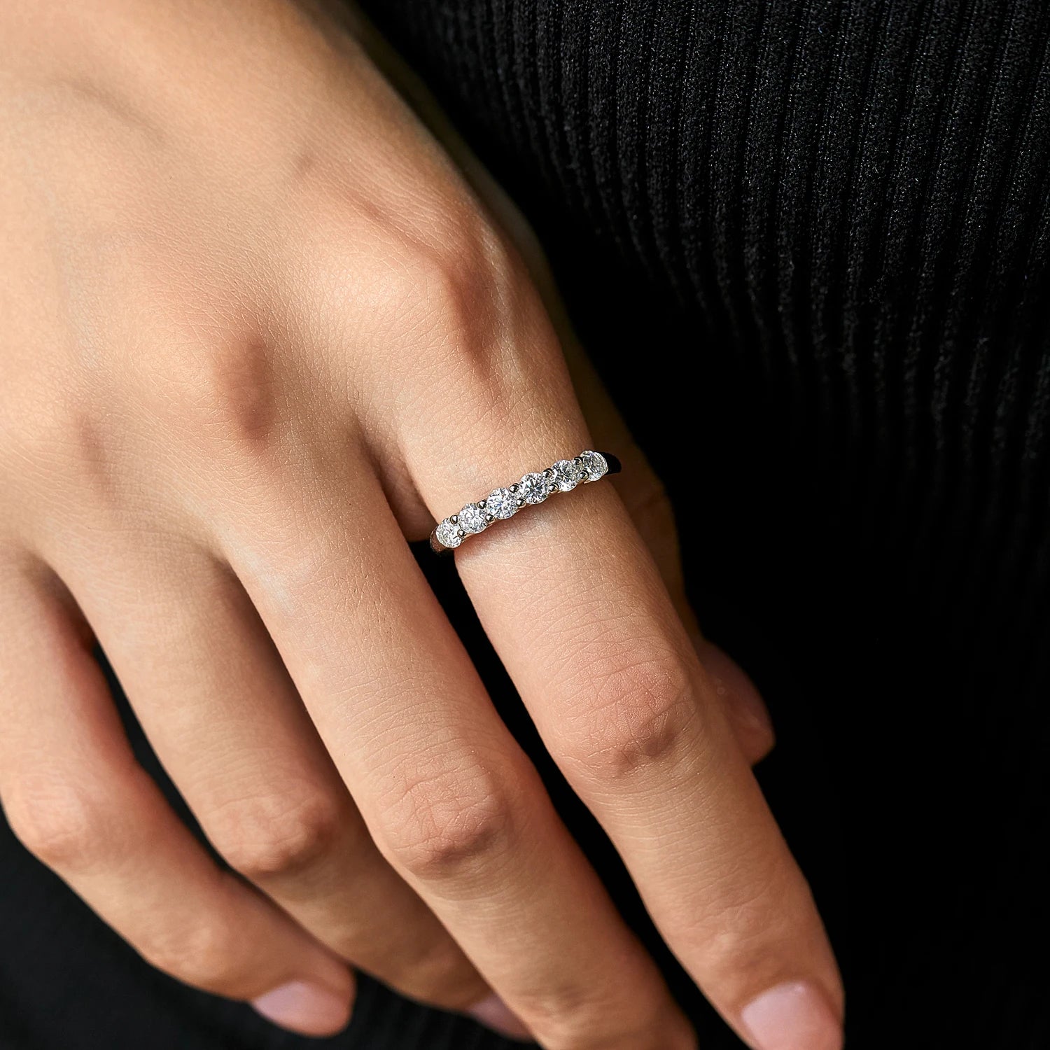 Eternity Moissanite Band