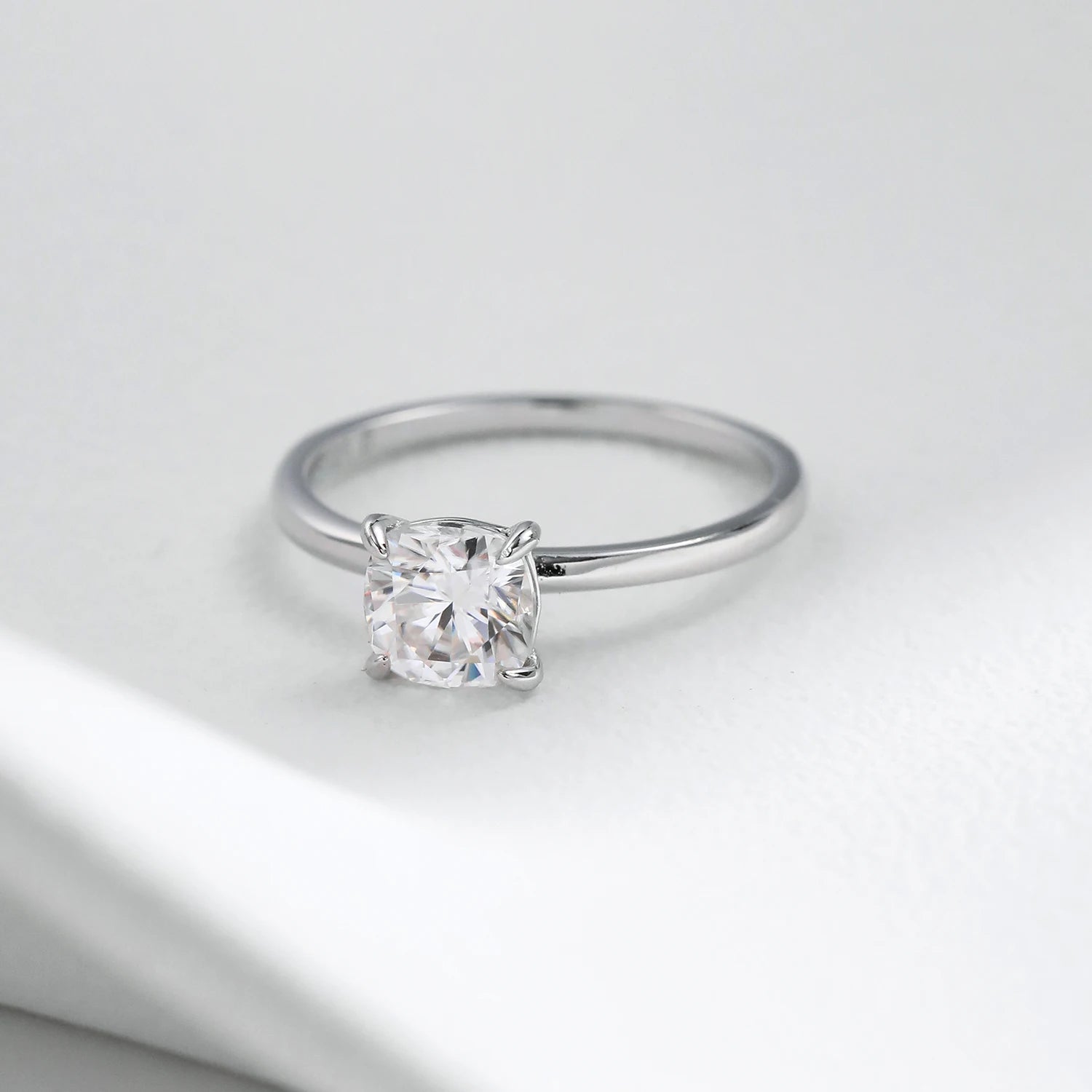 Solitaire Moissanite Ring