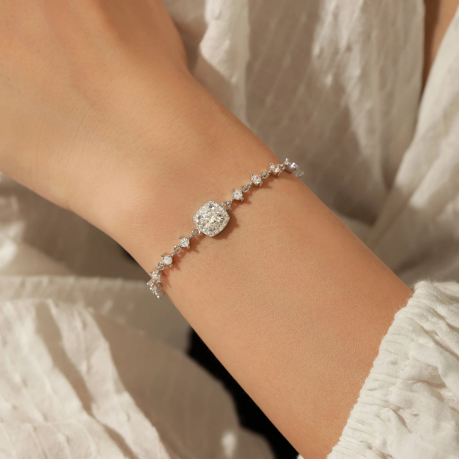 Midnight Moissanite Bracelet