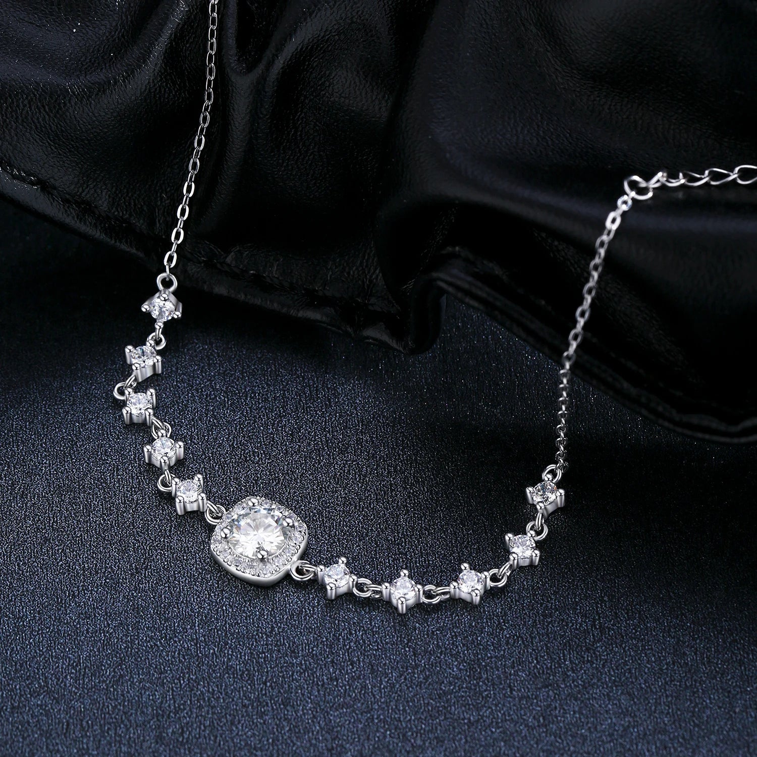 Midnight Moissanite Bracelet