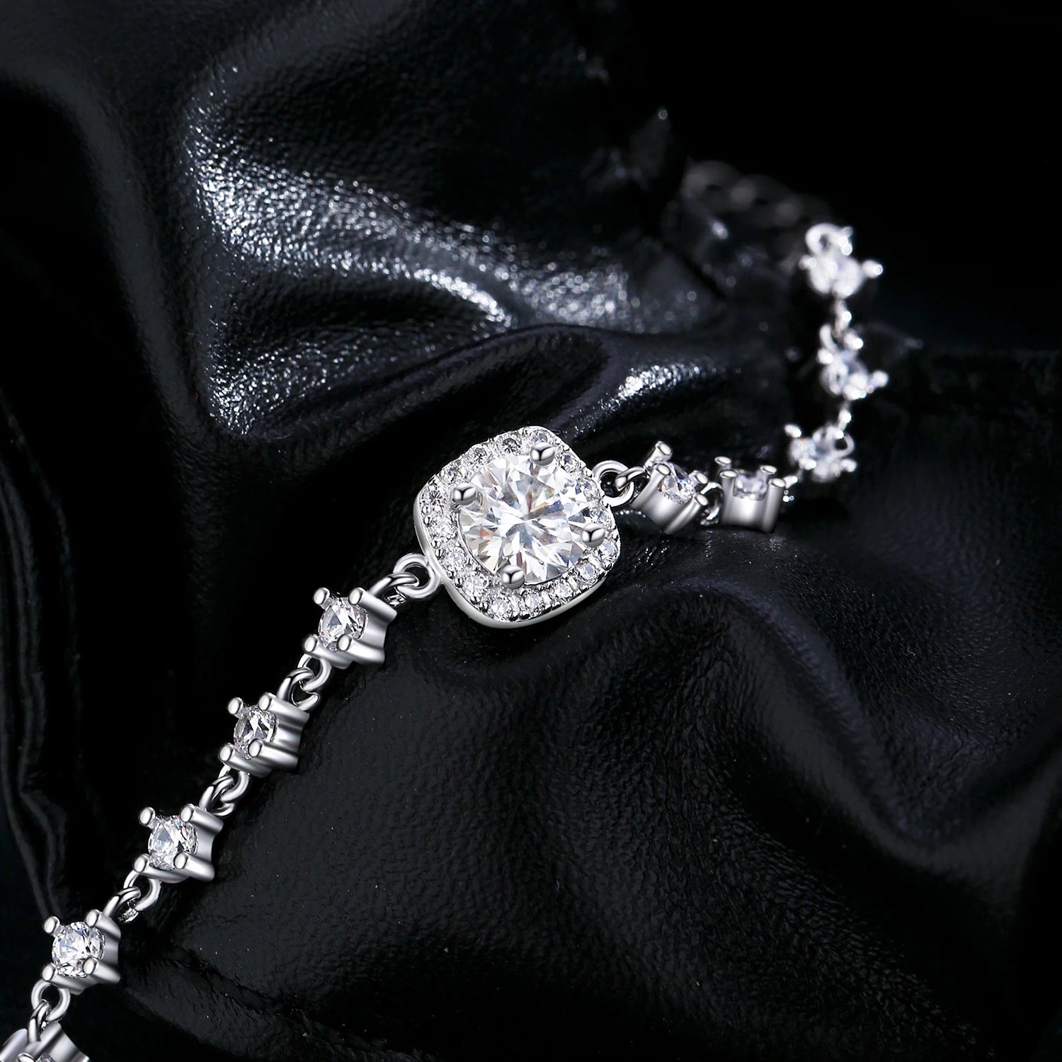 Midnight Moissanite Bracelet