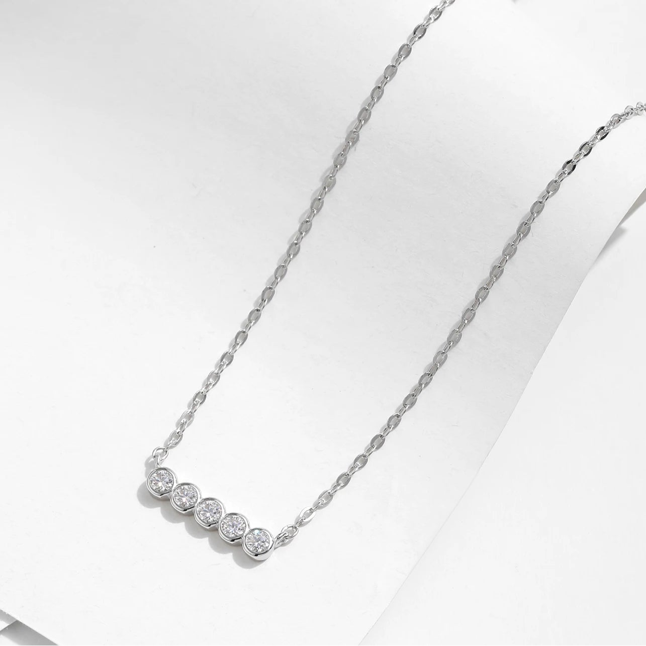 Vela Moissanite Necklace