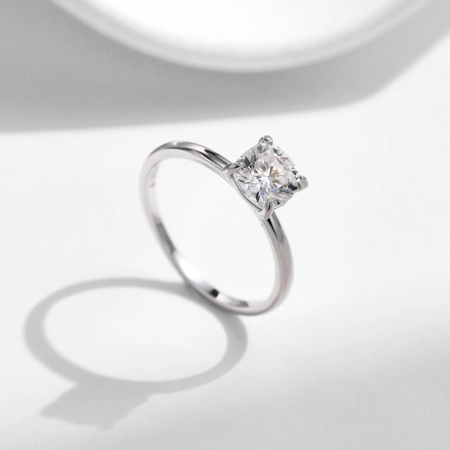 Solitaire Moissanite Ring