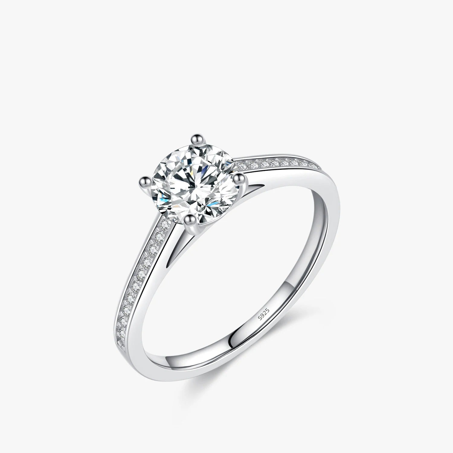 Radiant Moissanite Ring
