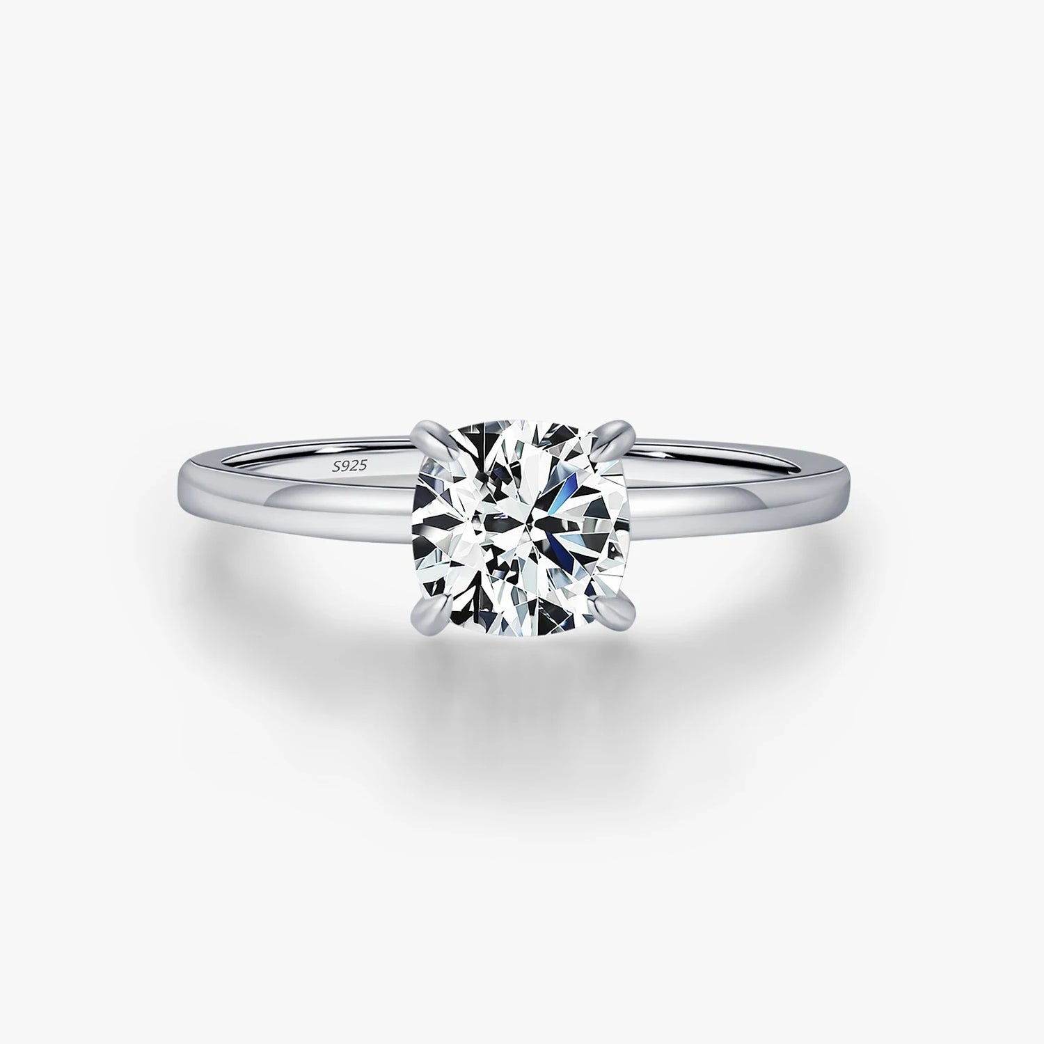 Solitaire Moissanite Ring